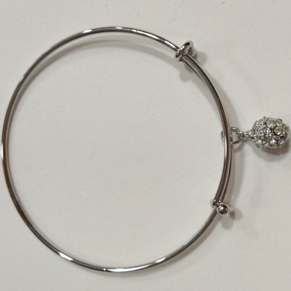Swarovski Crystal Single Ball Necklace and Bangle Bracelet NWOT - Picture 5 of 7
